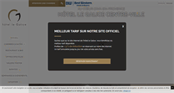 Desktop Screenshot of hotellegalice-aix.com