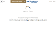 Tablet Screenshot of hotellegalice-aix.com